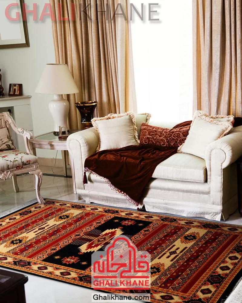 فرش ستاره کویر یزد کلکسیون شاهسون 320 شانه کد SH-B001-5090 به قیمت عمده