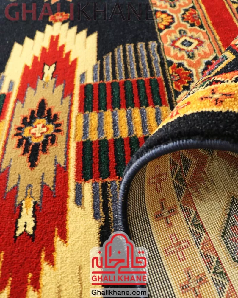 فرش ستاره کویر یزد کلکسیون شاهسون 320 شانه کد SH-B001-5090