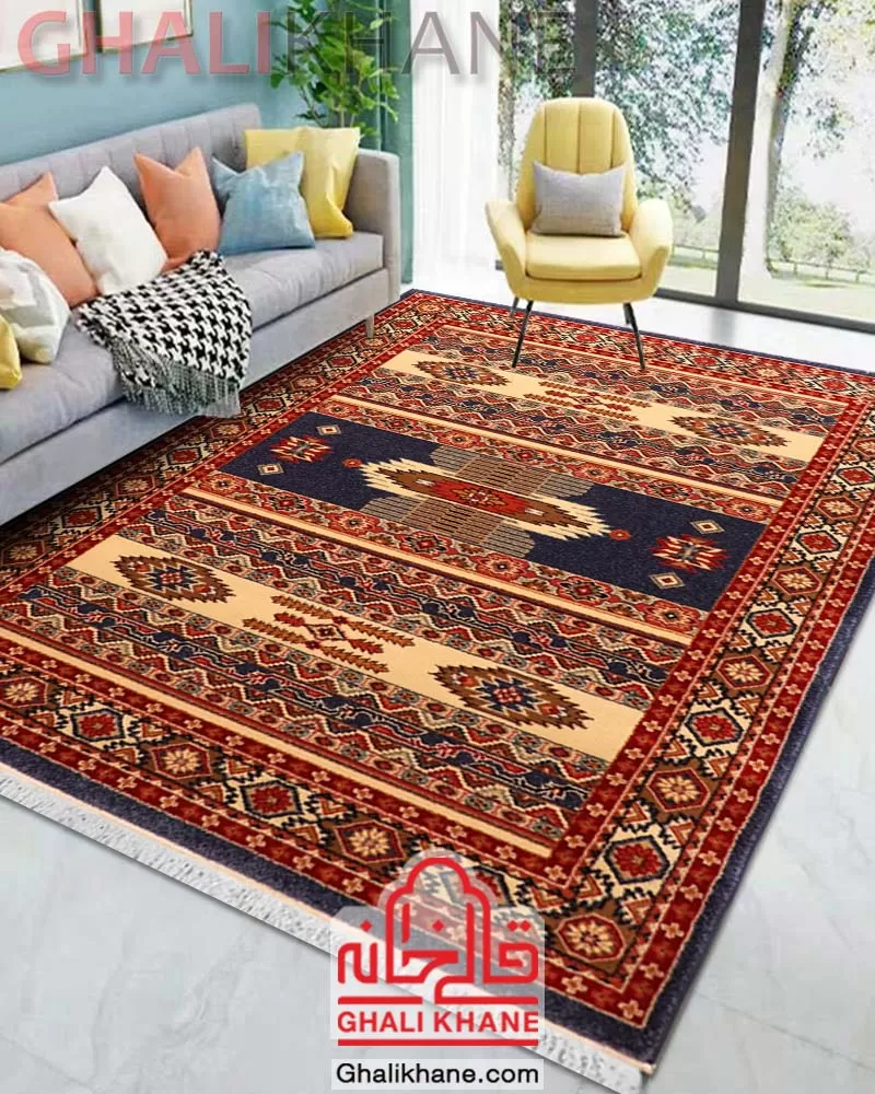 فرش ستاره کویر یزد کلکسیون شاهسون 320 شانه کد SH-B001-5170 به قیمت عمده