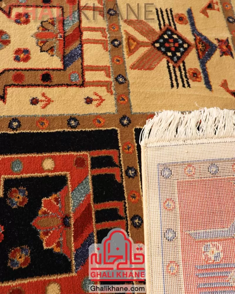 فرش ستاره کویر یزد کلکسیون شاهسون 320 شانه کد SH-B002-5003