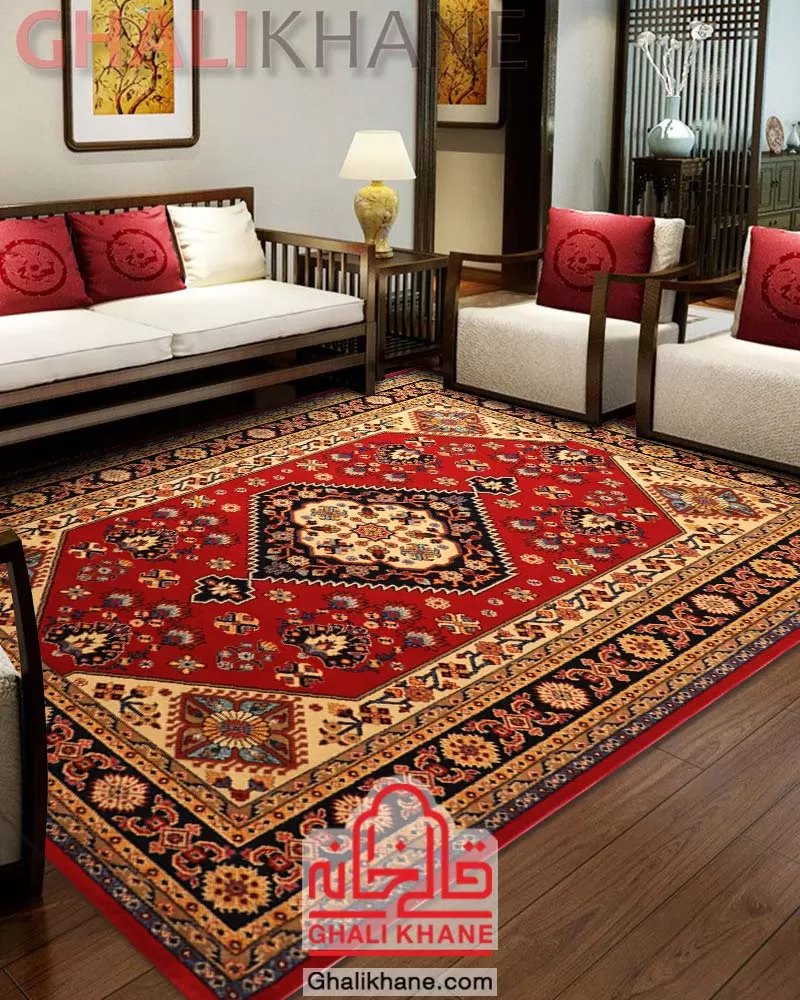 فرش ستاره کویر یزد کلکسیون شاهسون 320 شانه کد SH-B005-5059 قیمت عمده