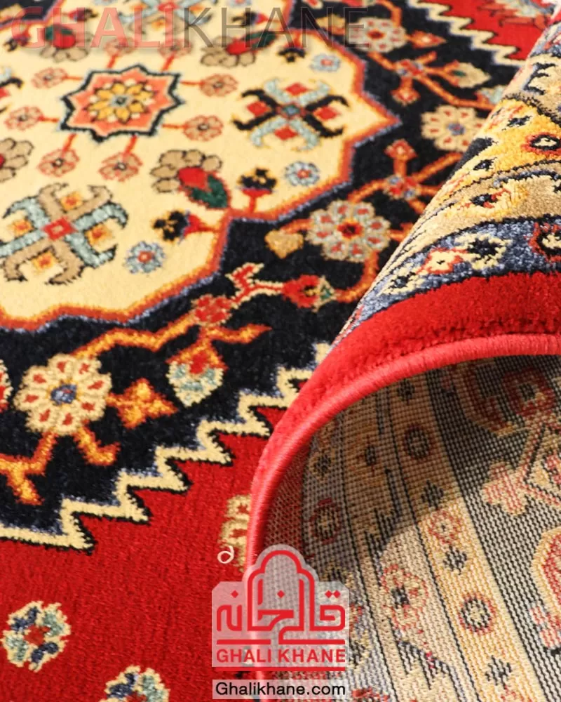 فرش ستاره کویر یزد کلکسیون شاهسون 320 شانه کد SH-B005-5059 قالیخانه