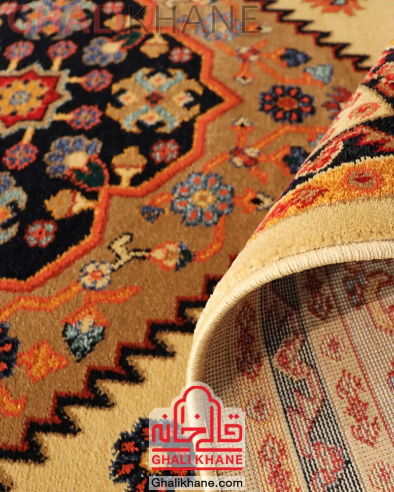 فرش ستاره کویر یزد کلکسیون شاهسون 320 شانه کدSH-B005-5001 نمایندگی رسمی