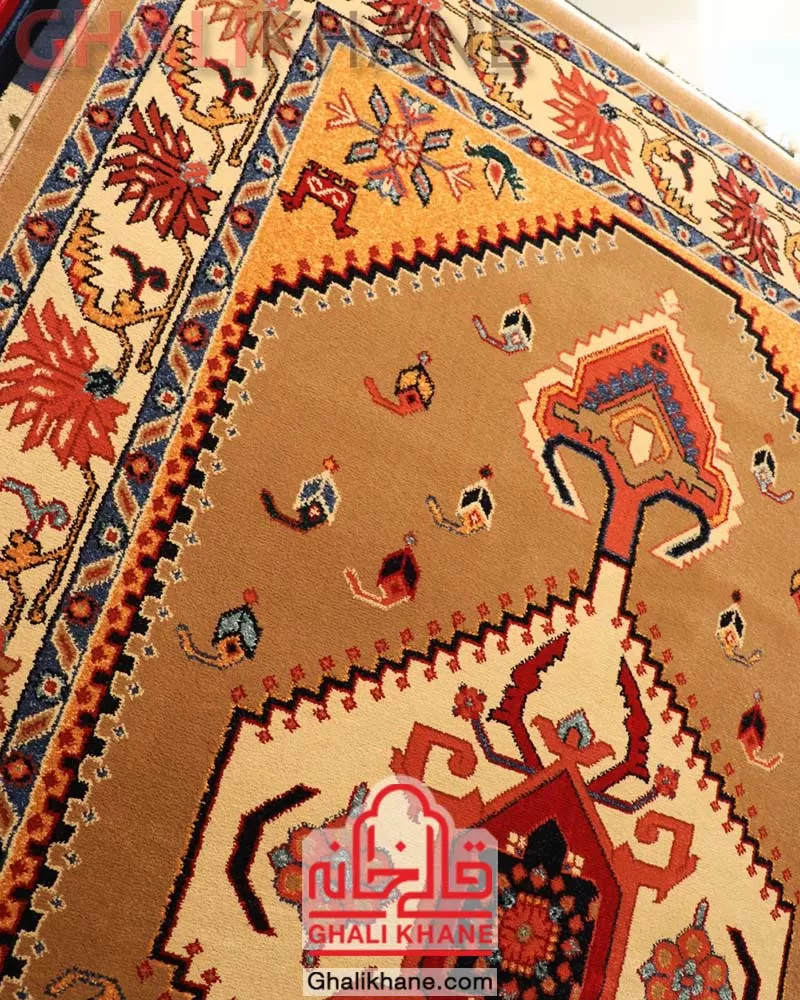 فرش ستاره کویر یزد کلکسیون شاهسون 320 شانه کد SH-B007-5010 ارسال فوری