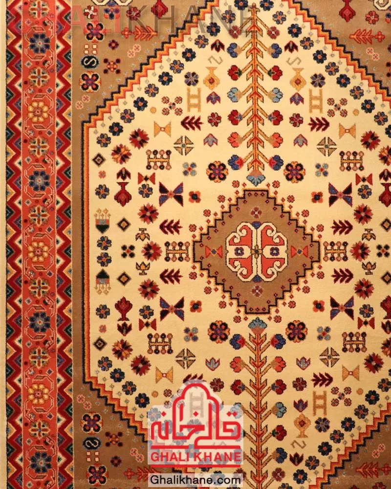 خرید اینترنتی فرش ستاره کویر یزد کلکسیون شاهسون 320 شانه کد SH-B008-5003