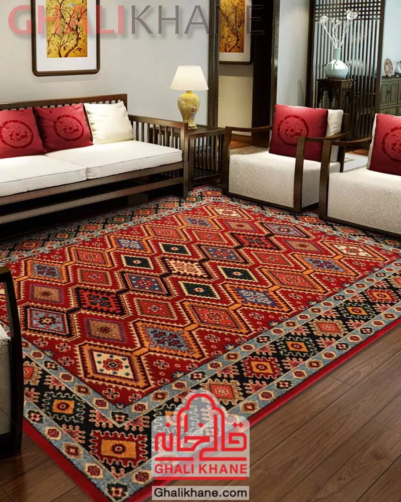 فرش ستاره کویر یزد کلکسیون شاهسون 320 شانه کد SH-B011-5059 ارسال فوری