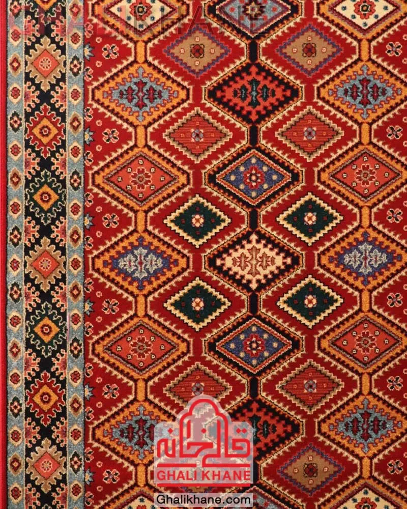 فرش ستاره کویر یزد کلکسیون شاهسون 320 شانه کد SH-B011-5059 قالیخانه