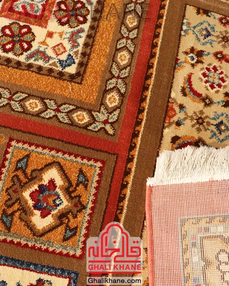 فرش ستاره کویر یزد کلکسیون شاهسون 320 شانه کد SH-B017-5101 به قیمت عمده