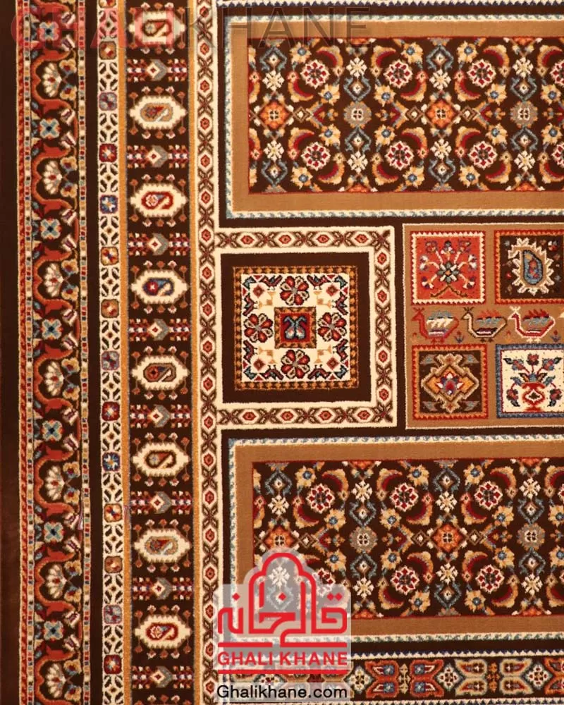 فرش ستاره کویر یزد کلکسیون شاهسون 320 شانه کد SH-B017-5180 ارسال فوری