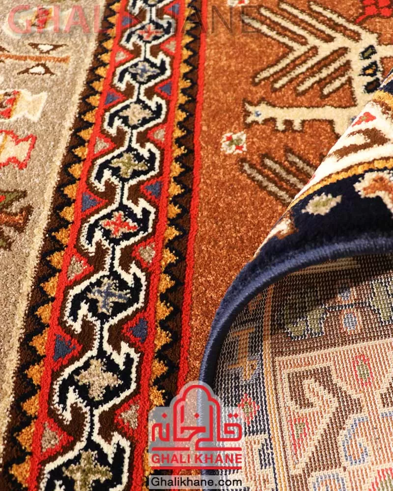 فرش ستاره کویر یزد کلکسیون شاهسون 320 شانه کد SH-B056-8818