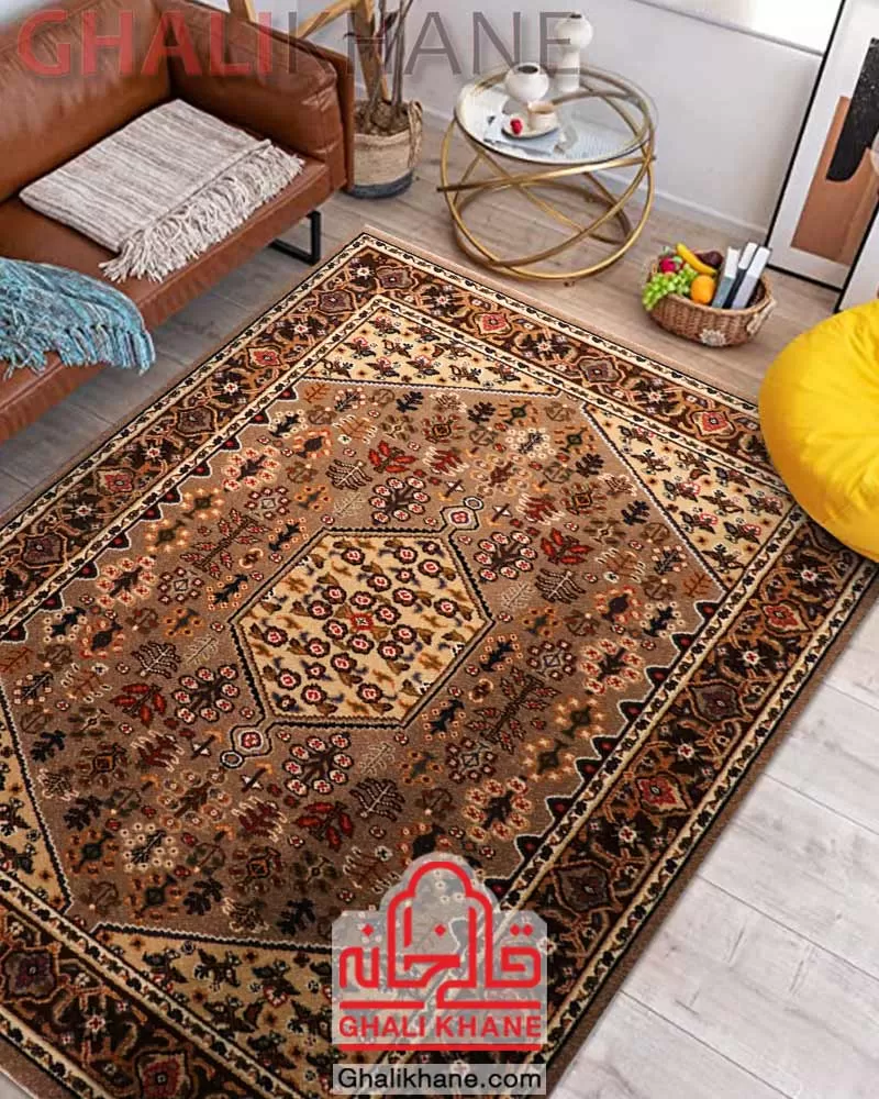 فرش ستاره کویر یزد کلکسیون شاهسون 320 شانه کد SH-B057-8838 به قیمت عمده