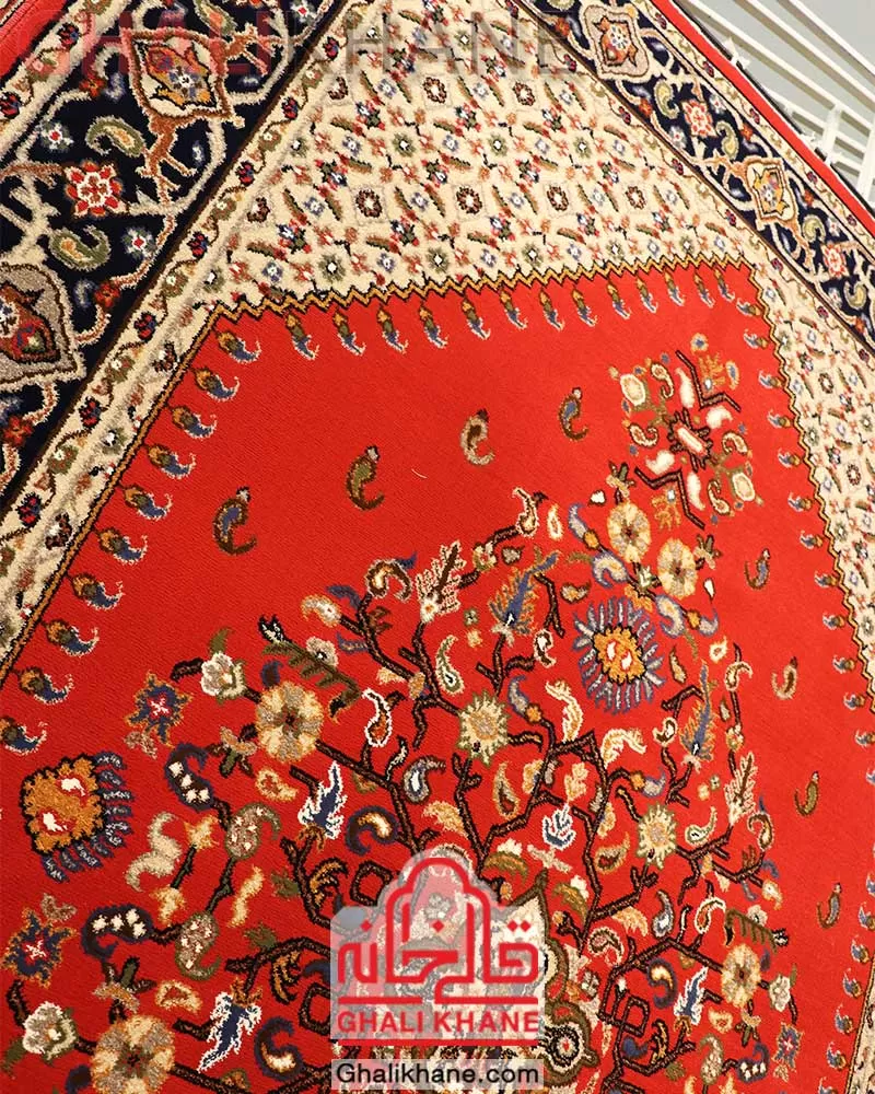 خرید آنلاین فرش ستاره کویر یزد کلکسیون شاهسون 320 شانه کد SH-B058-8859