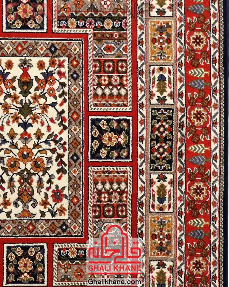 ارسال فوری فرش ستاره کویر یزد کلکسیون شاهسون 320 شانه کد SH-B063-8855