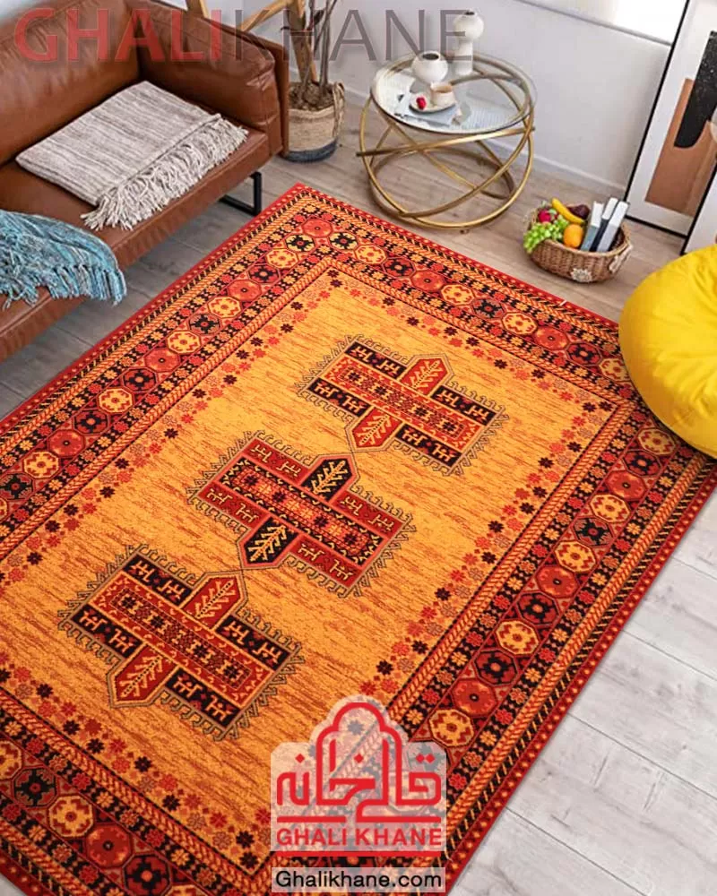 فرش ستاره کویر یزد کلکسیون شاهسون 320 شانه کد SH-B101-5025 ارسال فوری