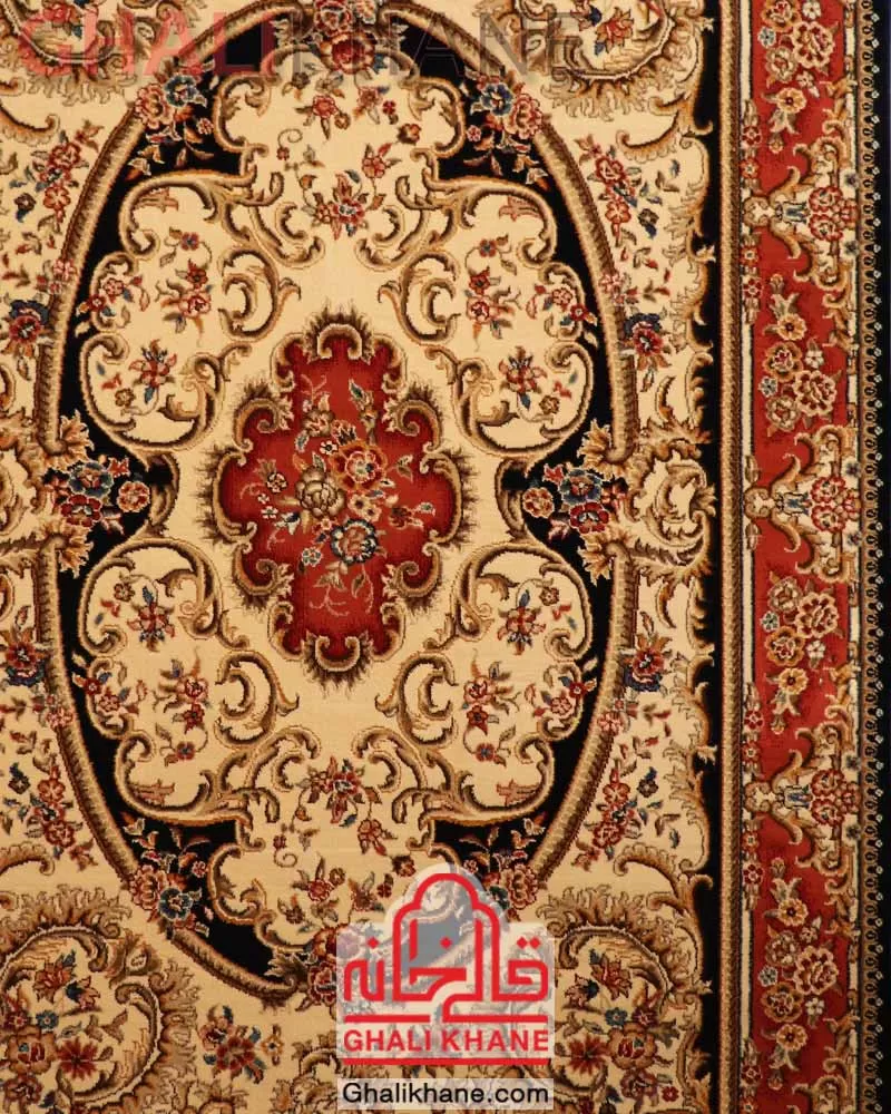 فرش ستاره کویر یزد کلکسیون شاهسون 320 شانه کد SH-X012-5194 درجه 1