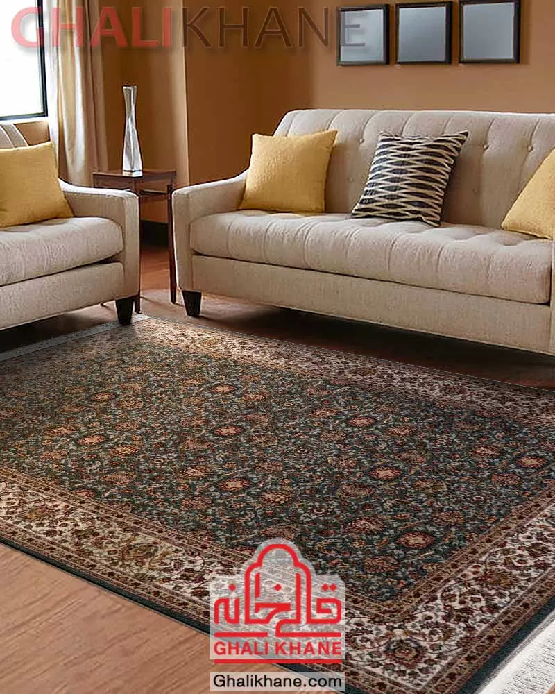 ارسال فوری فرش ستاره کویر یزد کلکسیون شهریار 700 شانه کد QI-Q021