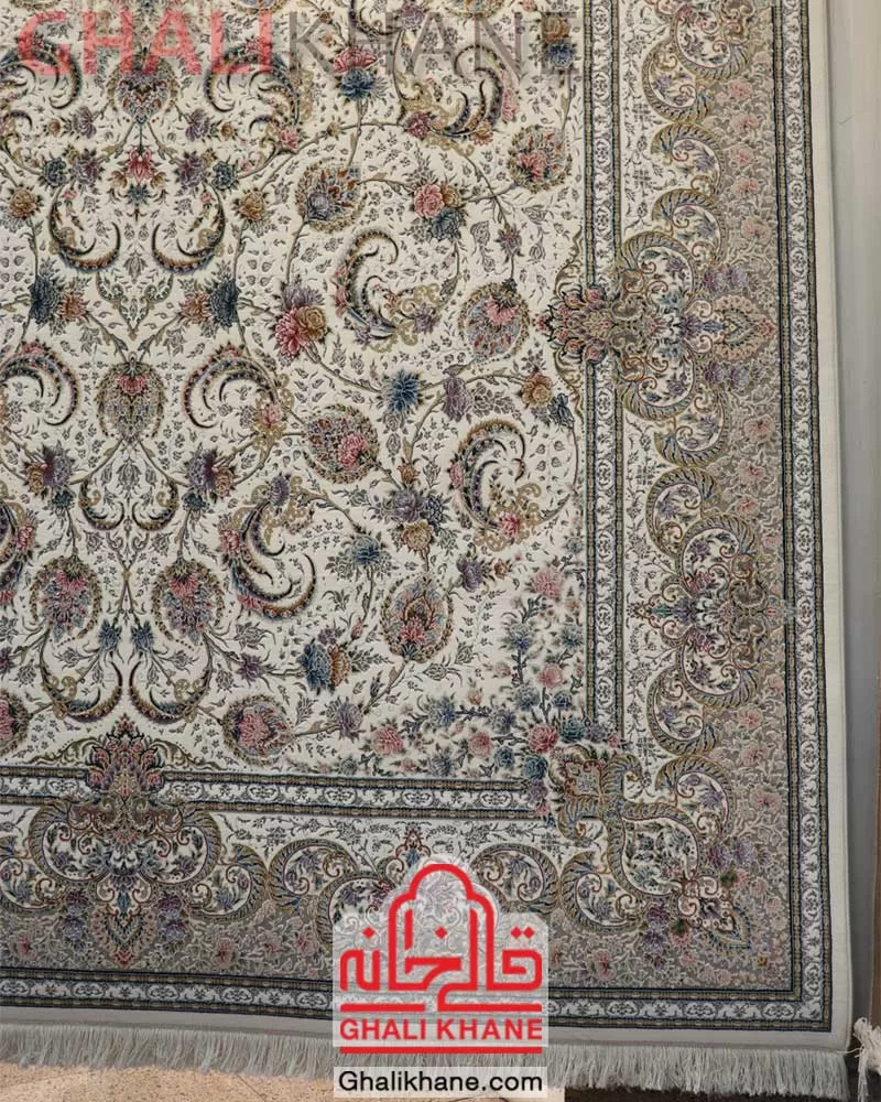 فرش ستاره کویر یزد کلکسیون نقش جهان 1000 شانه کد HI-E040-2003 درجه یک