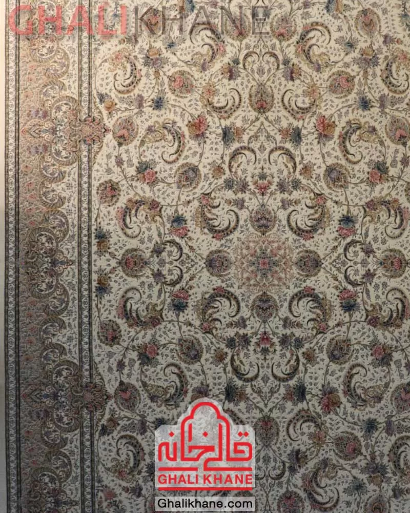 ارسال فوری فرش ستاره کویر یزد کلکسیون نقش جهان 1000 شانه کد HI-E040-2003