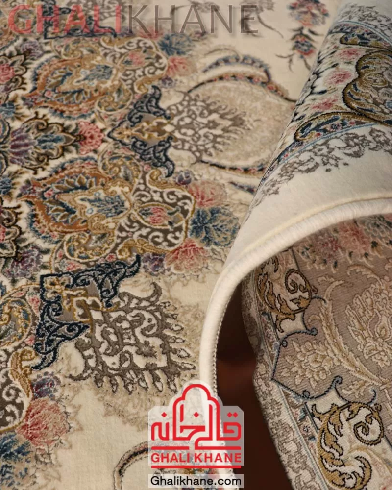 خرید آنلاین فرش ستاره کویر یزد کلکسیون نقش جهان 1000 شانه کد HI-E041-2003