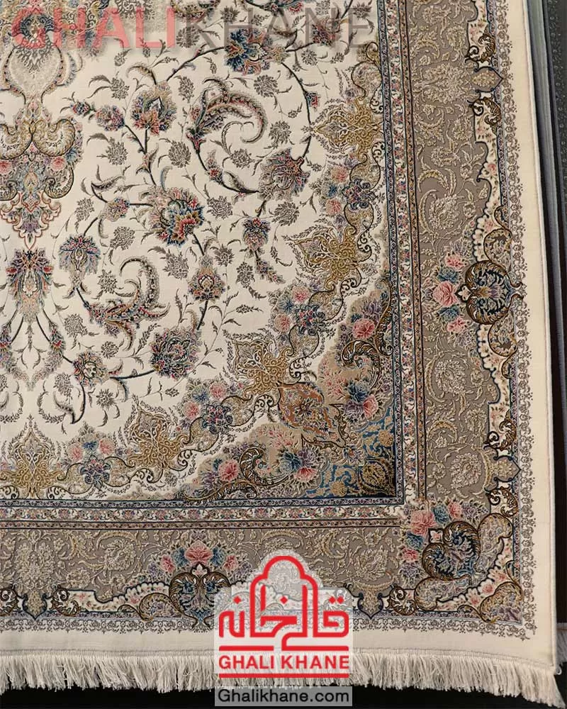 فرش ستاره کویر یزد کلکسیون نقش جهان 1000 شانه کد HI-E041-2003