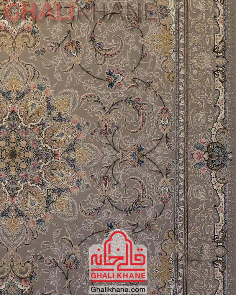 فرش ستاره کویر یزد کلکسیون نقش جهان 1000 شانه کد HI-E041-2033 درجه 1
