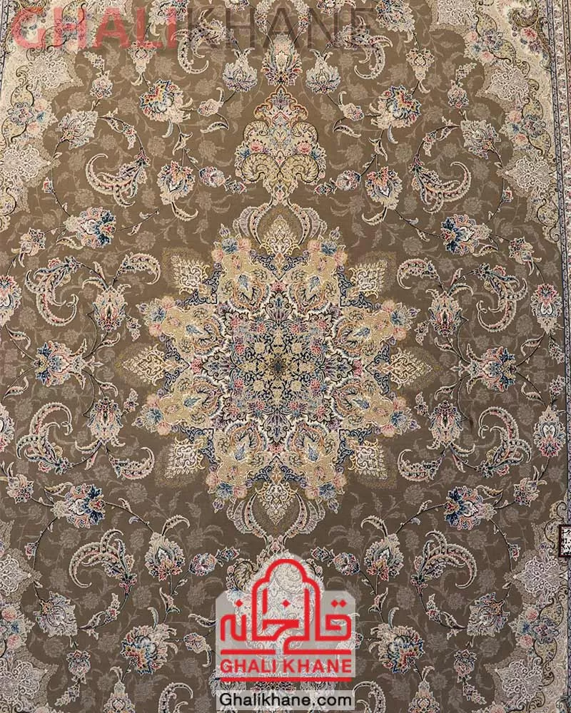 خرید اینترنتی  فرش ستاره کویر یزد کلکسیون نقش جهان 1000 شانه کد HI-E041-2073
