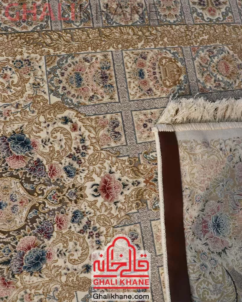 فرش ستاره کویر یزد کلکسیون نقش جهان 1000 شانه کد HI-E042-2003 ارسال فوری