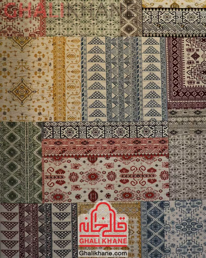 ارسال فوری  فرش ستاره کویر یزد کلکسیون شاهکار نوین 700 شانه کد YN-I054-2509