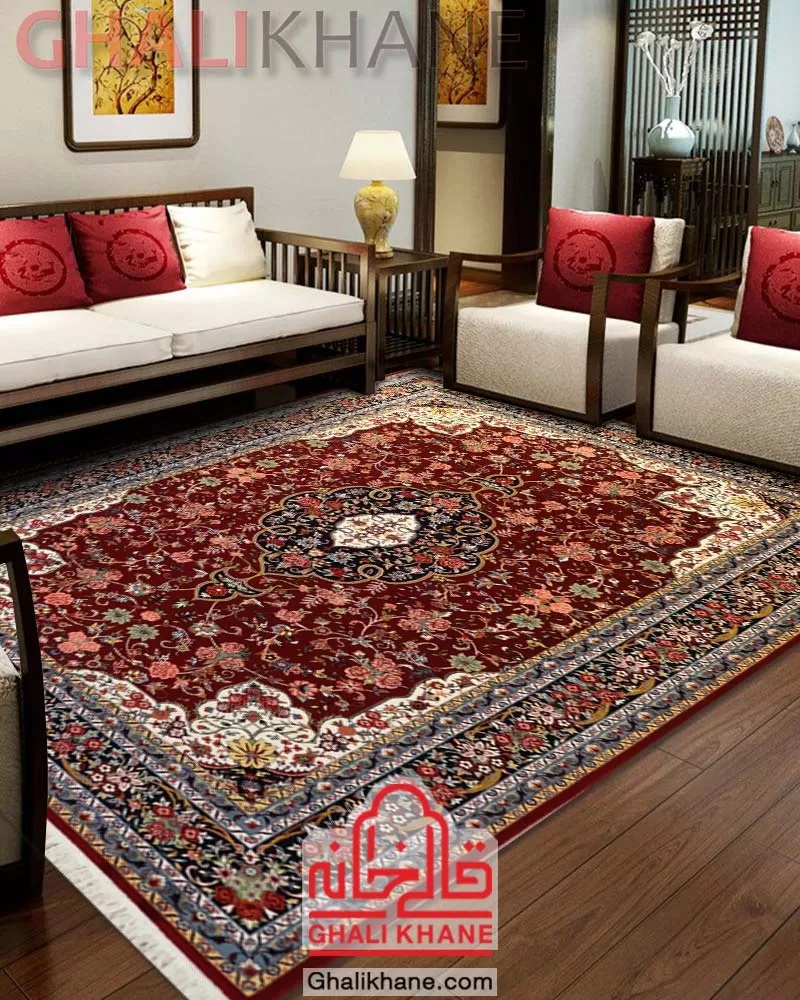 قالیخانه -   فرش ستاره کویر یزد کلکسیون شاهکار نوین 700 شانه کد YN-N083-2559