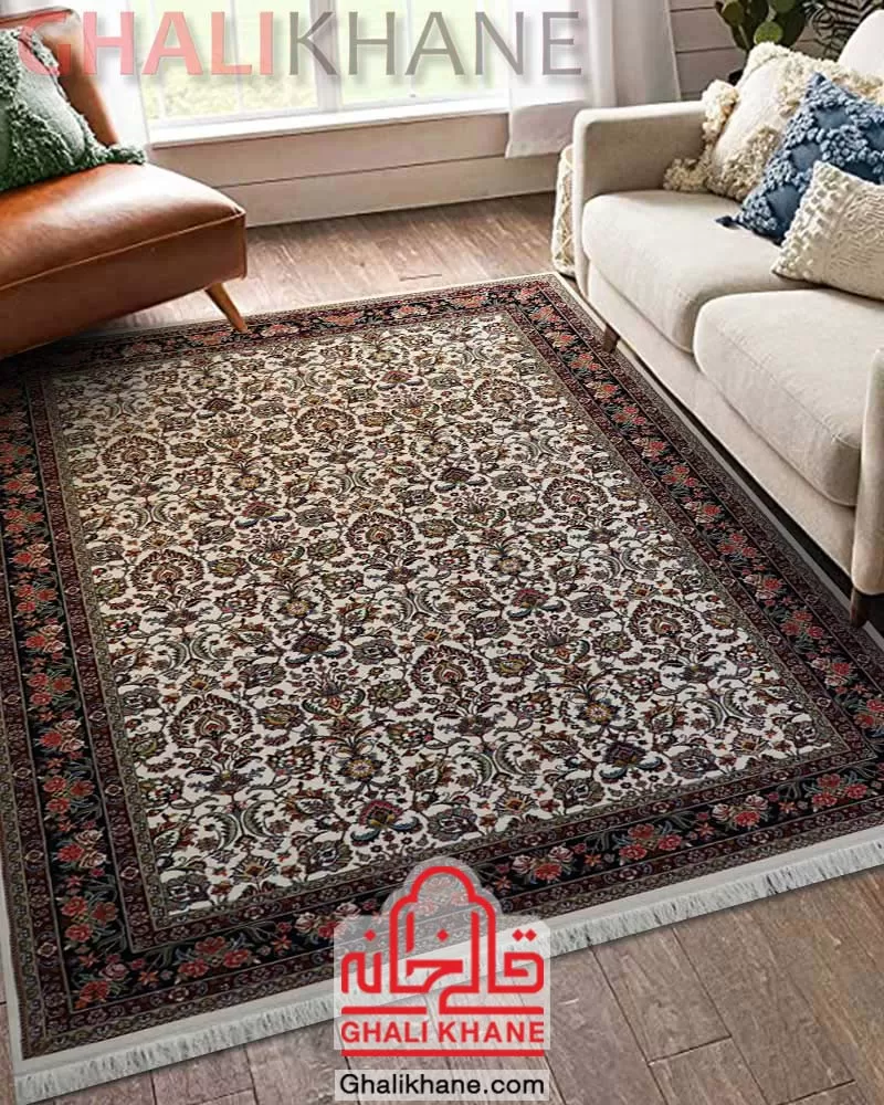 قیمت عمده فرش ستاره کویر یزد کلکسیون شاهکار نوین 700 شانه کد YN-N101-2509