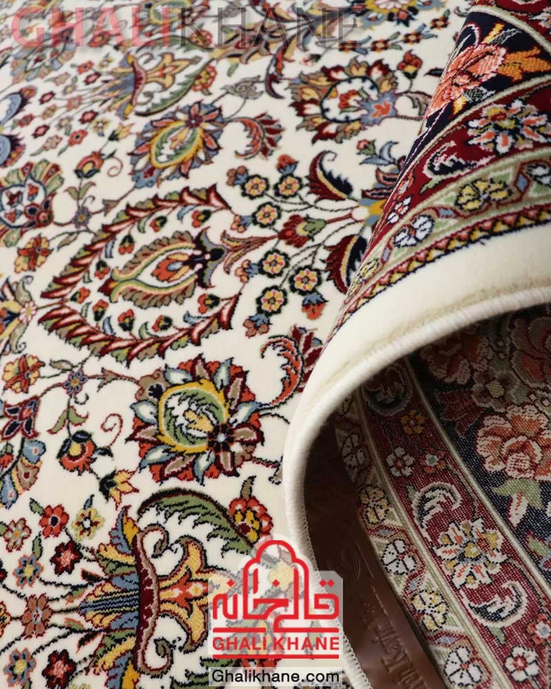 خرید حضوری فرش ستاره کویر یزد کلکسیون شاهکار نوین 700 شانه کد YN-N101-2509