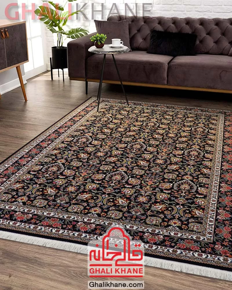 فرش ستاره کویر یزد کلکسیون شاهکار نوین 700 شانه کد YN-N101-2599 درجه 1