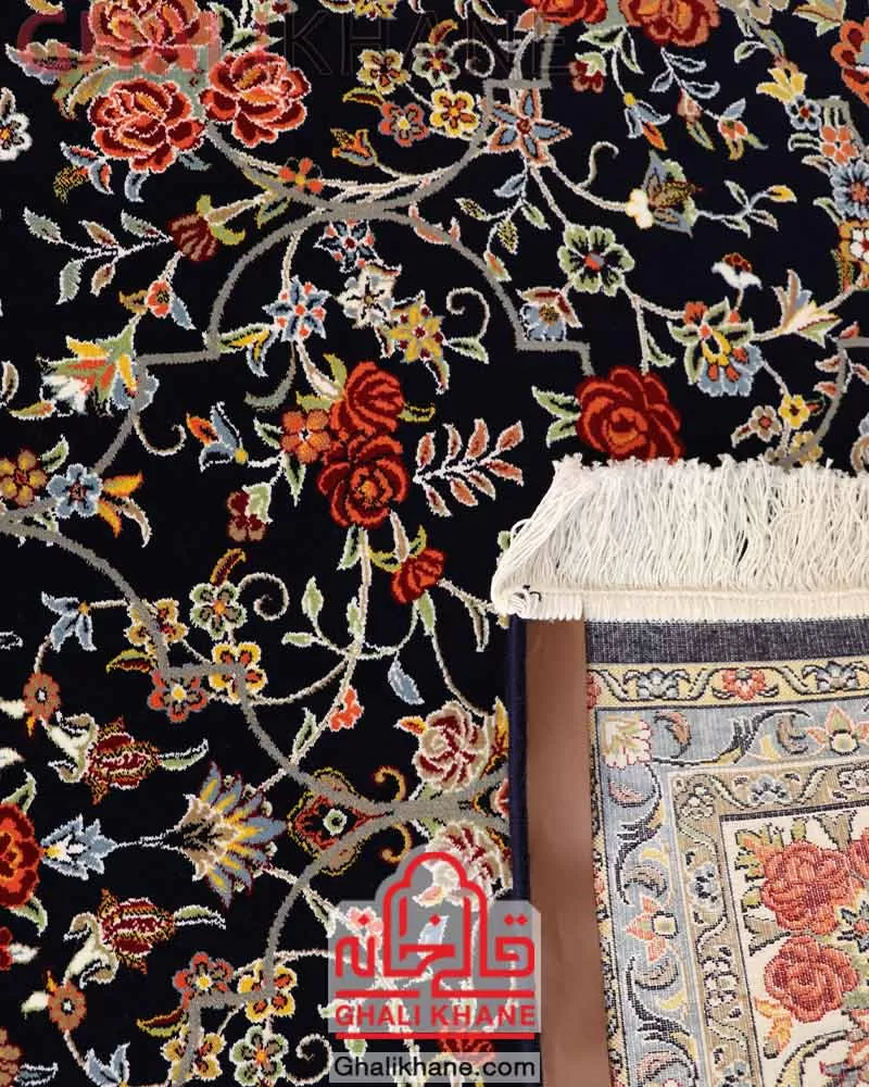 خرید آنلاین -   فرش ستاره کویر یزد کلکسیون شاهکار نوین 700 شانه کد YN-N110-2590