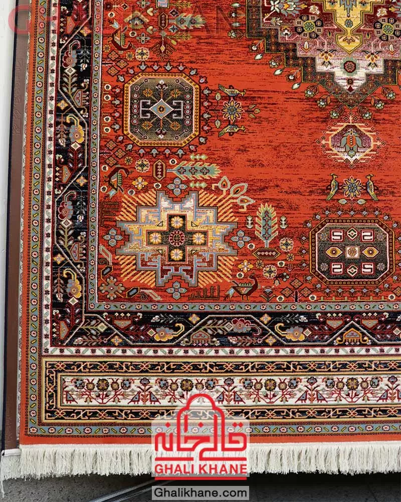 فرش ستاره کویر یزد کلکسیون شاهکار نوین 700 شانه کد YN-N120-2549 درجه 1
