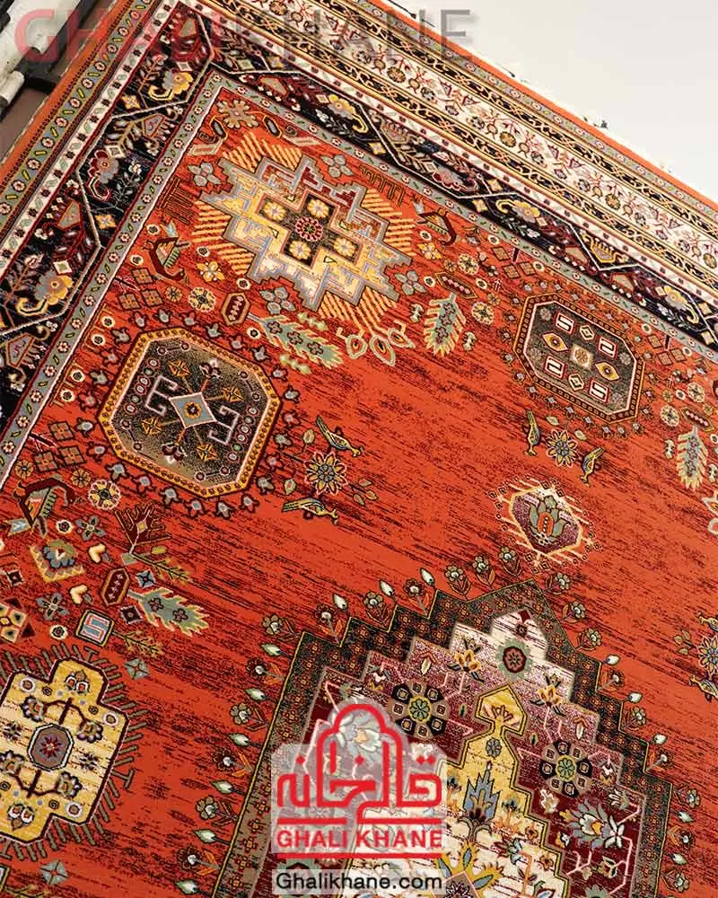 نمایندگی رسمی فرش ستاره کویر یزد کلکسیون شاهکار نوین 700 شانه کد YN-N120-2549