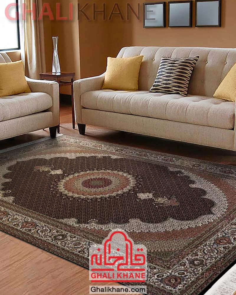 فرش ستاره کویر یزد کلکسیون شهباز 700 شانه کد 1290-QN-A002 ریزماهی قیمت عمده