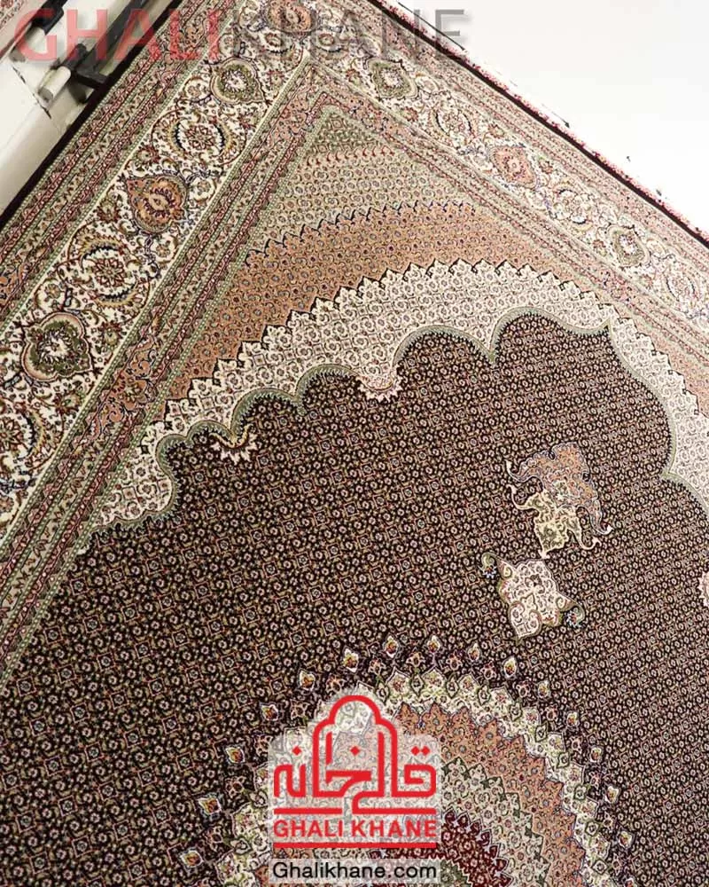 نمایندگی مرکزی  فرش ستاره کویر یزد کلکسیون شهباز 700 شانه کد 1290-QN-A002 ریزماهی