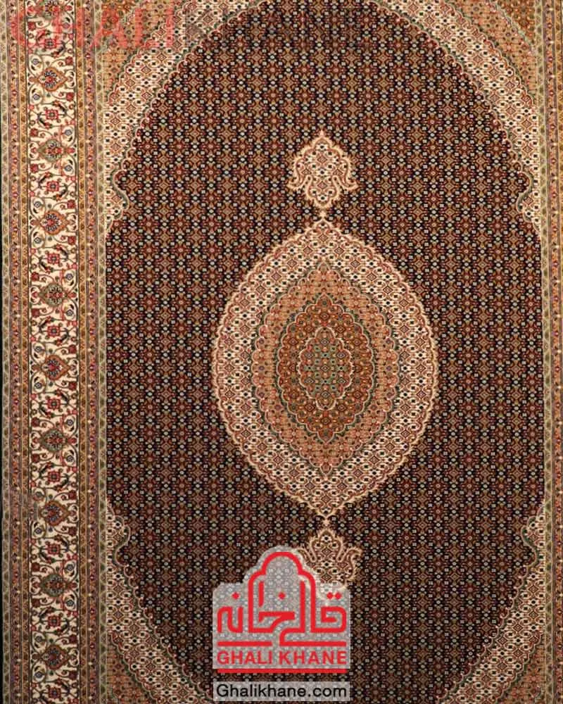 فرش ستاره کویر یزد کلکسیون ایساتیس 500 شانه کد IA-I006-8090 قیمت عمده