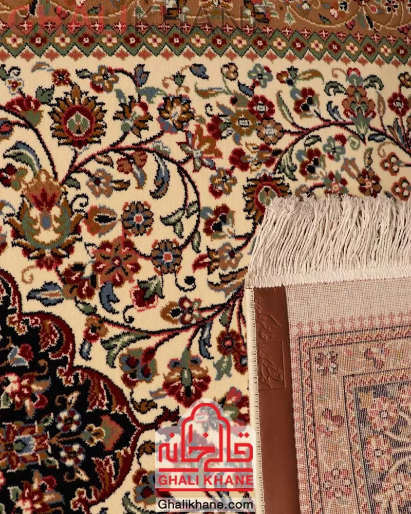 فرش ستاره کویر یزد کلکسیون ایساتیس 500 شانه کد IA-I008-8009