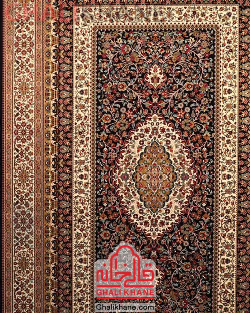 فرش ستاره کویر یزد کلکسیون ایساتیس 500 شانه کد IA-I008-8090 به قیمت عمده