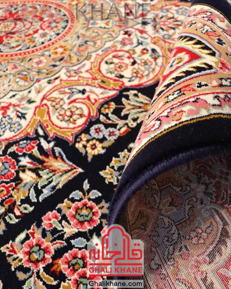 فرش ستاره کویر یزد کلکسیون ایساتیس 500 شانه کد IA-I026-8094