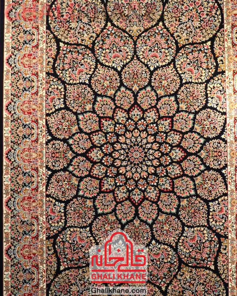 قالیخانه - فرش ستاره کویر یزد کلکسیون ایساتیس 500 شانه کد IA-I035-8099