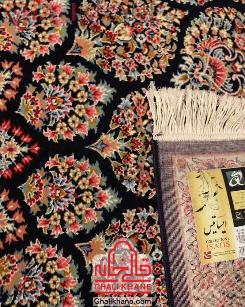 فرش ستاره کویر یزد کلکسیون ایساتیس 500 شانه کد IA-I035-8099