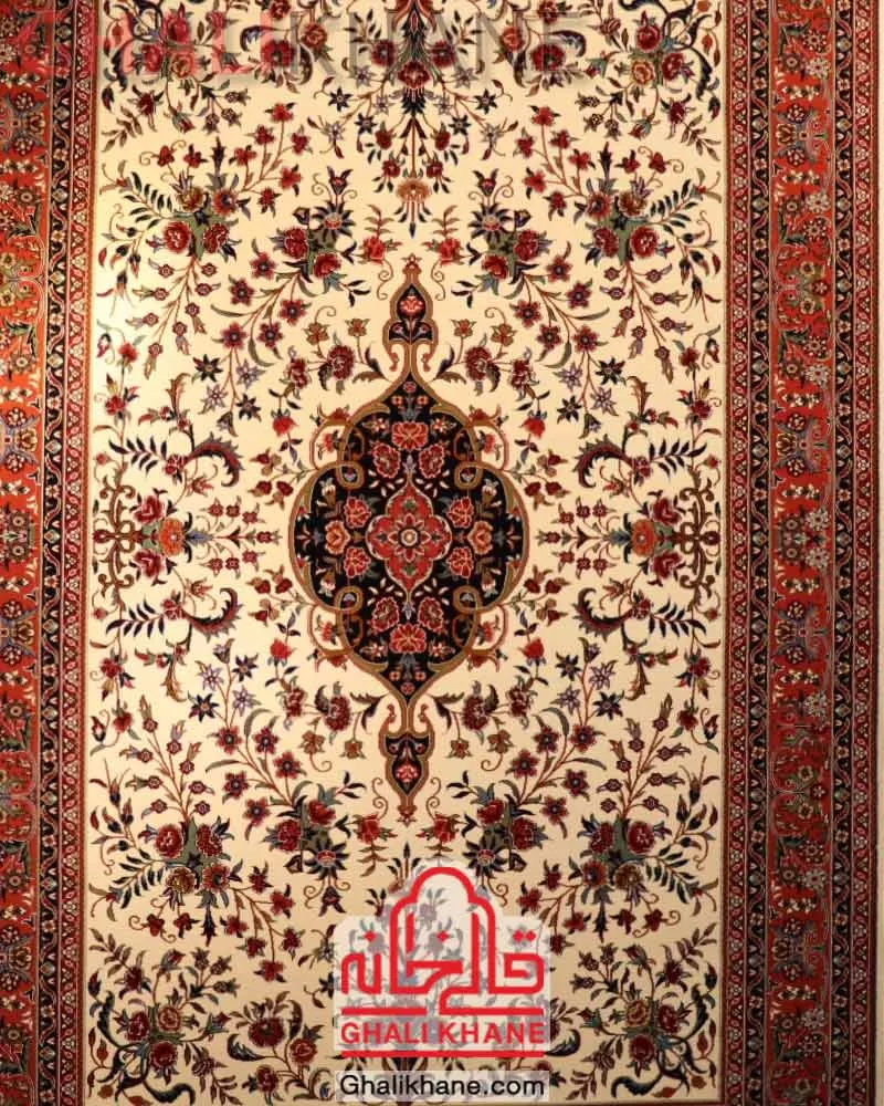 فرش ستاره کویر یزد کلکسیون ایساتیس 500 شانه کد IA-I046-8304 ارسال فوری