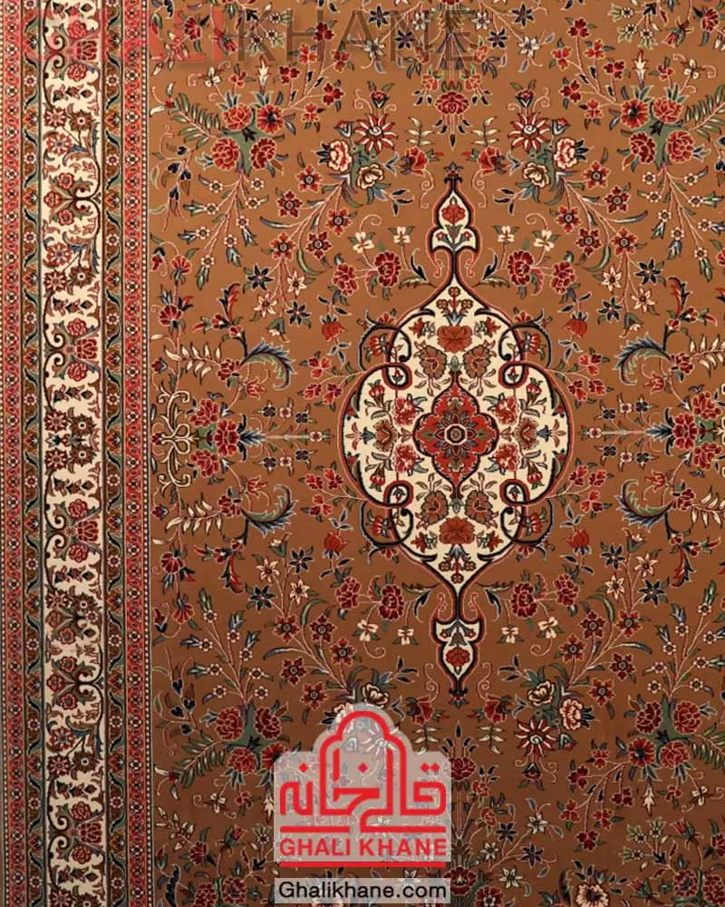 فرش ستاره کویر یزد کلکسیون ایساتیس 500 شانه کد IA-I046-8310 به قیمت عمده