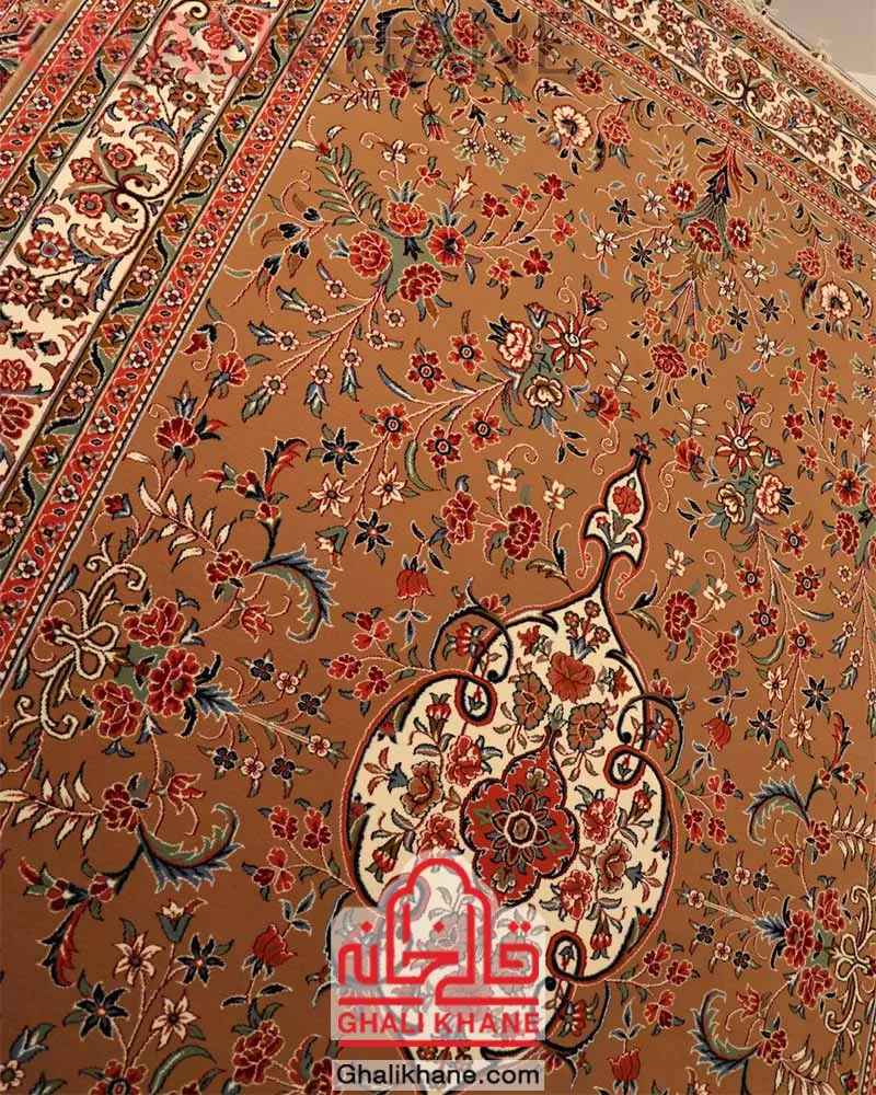 خرید اینترنتی   فرش ستاره کویر یزد کلکسیون ایساتیس 500 شانه کد IA-I046-8310