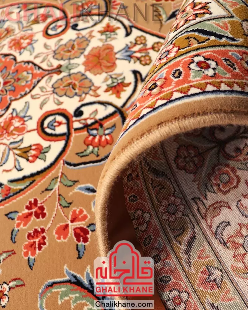 فرش ستاره کویر یزد کلکسیون ایساتیس 500 شانه کد IA-I046-8310