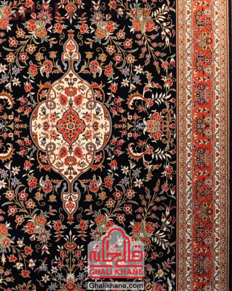 فرش ستاره کویر یزد کلکسیون ایساتیس 500 شانه کد IA-I046-8394 به قیمت عمده