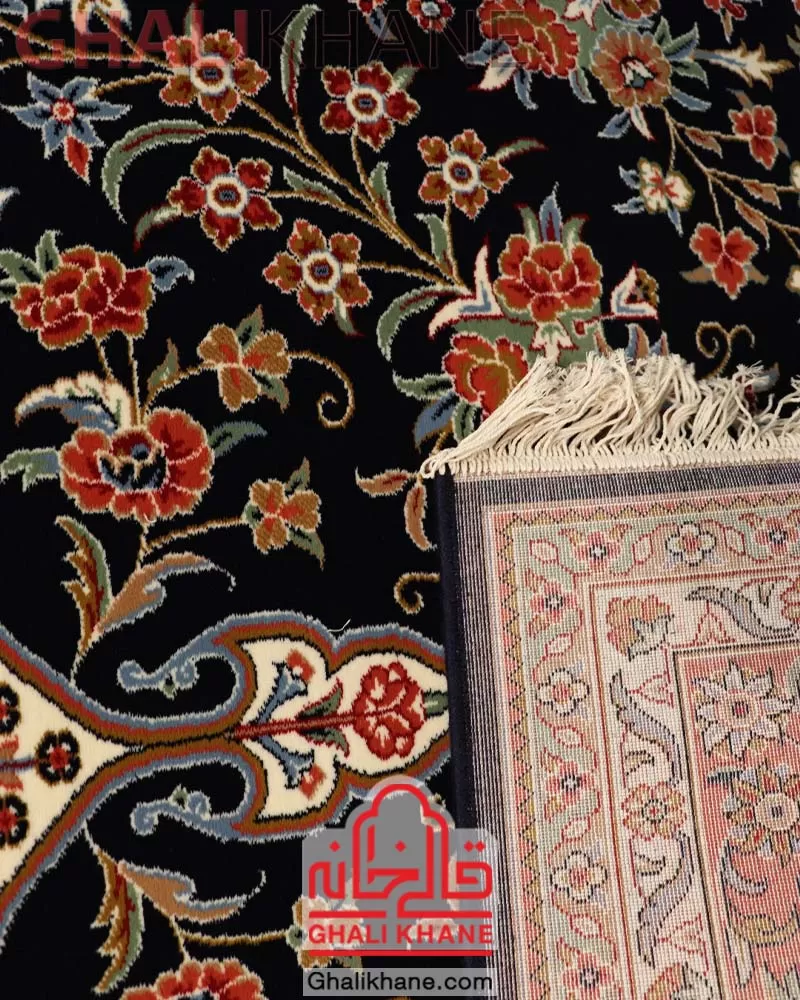 خرید حضوری فرش ستاره کویر یزد کلکسیون ایساتیس 500 شانه کد IA-I046-8394