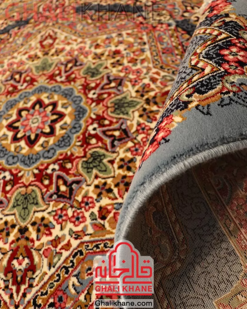 فرش ستاره کویر یزد کلکسیون ایساتیس 500 شانه کد IA-I064-8066